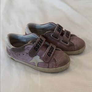 Golden Goose Kids Glittery Pink Sneakers